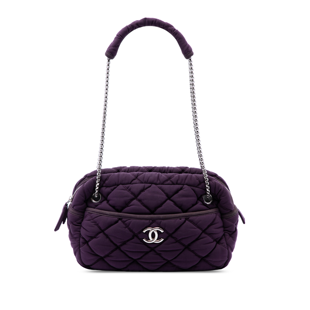 Pre-Loved Chanel Quilted Nylon Bubble Shoulder Bag